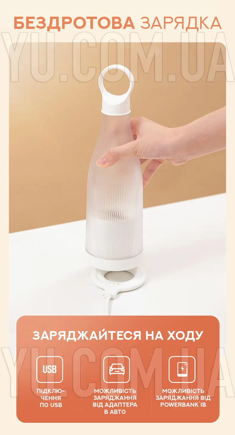Портативний блендер-пляшка Mini Fresh Juicer купити Портативний блендер-пляшка Mini Fresh Juicer купити